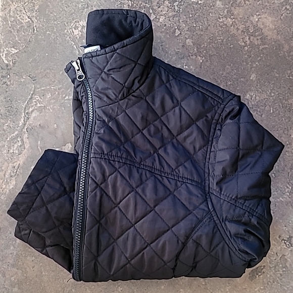 Women's Lands End Jacket S/P 6-8 Black - Picture 7 of 10